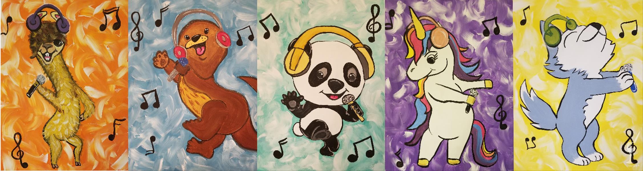 How to Paint FAMILY FUN: Karaoke Krewe - Pick Your Favorite!