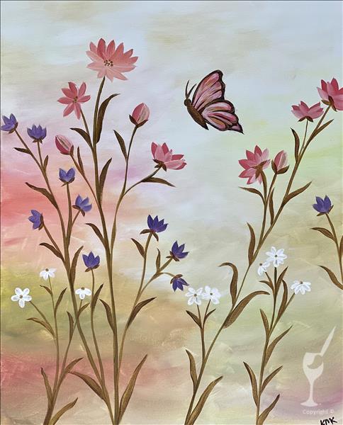 NEW ART! KAILEY’S BUTTERFLY GARDEN 2 X’S POINTS