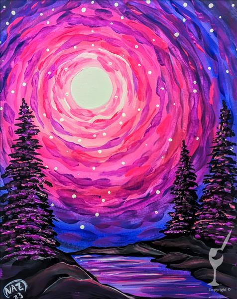 Cheshire Sky-NEW Art + Add a Candle!
