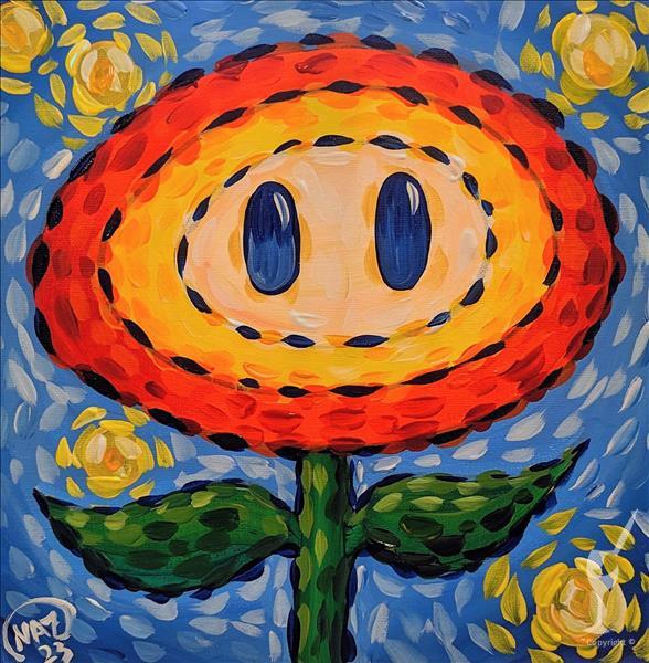 Let's-a Gogh! Flower