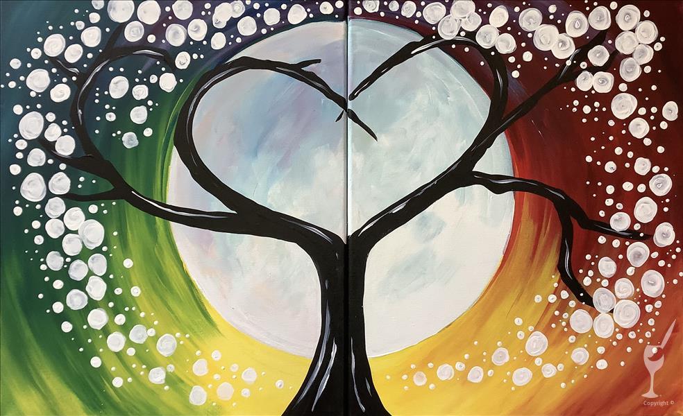 Dad Paints FREE! | Whimsical Heart Tree