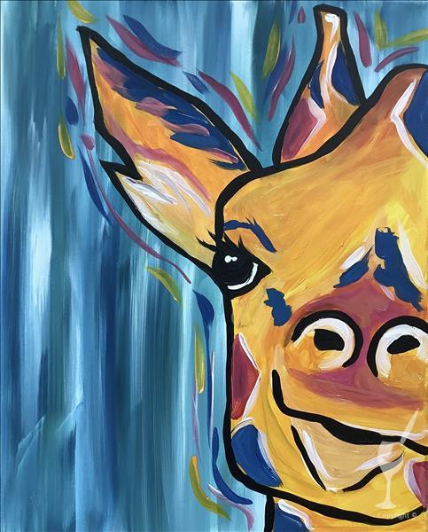 KIDS ART WEEK ~ Peek-a-Boo Giraffe