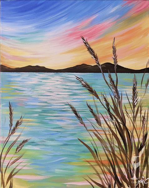 NEW ART! Sunrise Beach Sea Oats