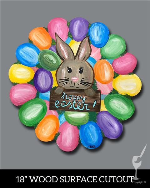Hoppy Easter Egg Harvest Cutout