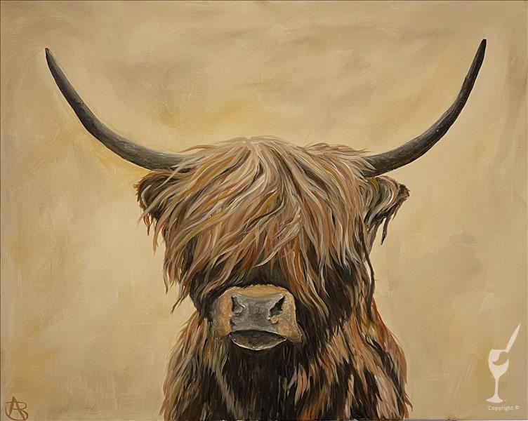Highland Cow | Choose Your Canvas Size