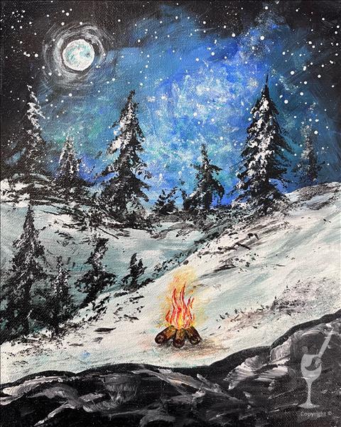 FAMILY PAINT! NEW ART!!  WINTER CAMPING!!