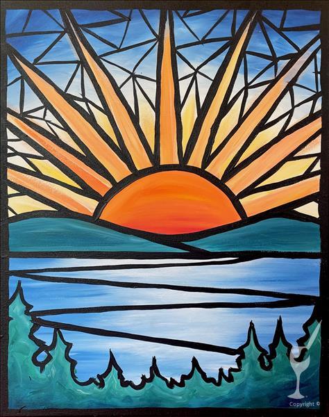 Stained Glass Sunrise * Ages 13&Up