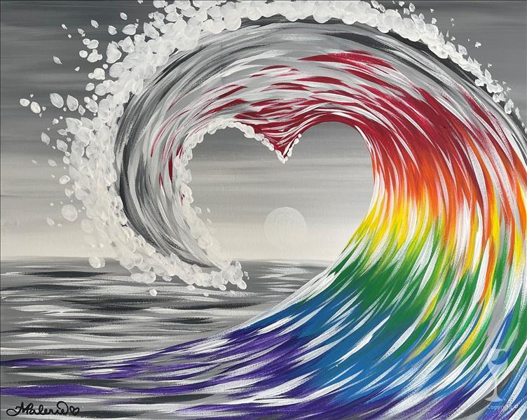 Love Surf Rainbow  + Make Your Own Candle