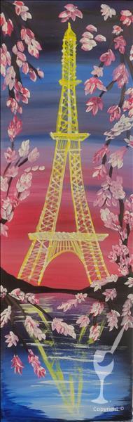 NEW ART! Paris Blossoms - Add Glitter (21+)