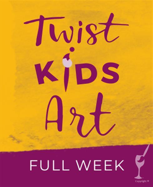 9 am to 12 pm ~ Full Week ~ Twist Kids Art ~ $175