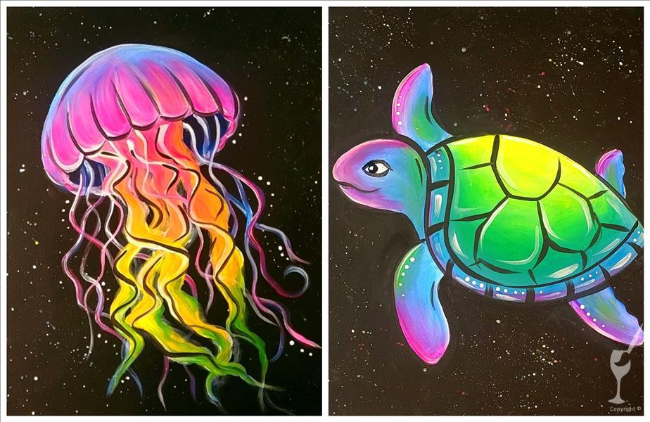 Glow Animals - Sea Life Set