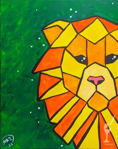 Twist Kids Camp! Stained Glass Lion