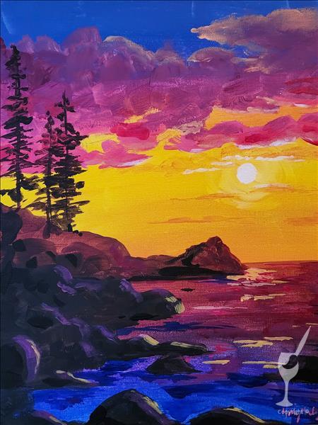 NEW! Sunset at the Coast *add candle