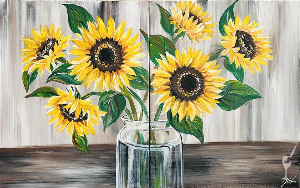 Sunflowers on Yarrow 40oz Stanley – Sonoran Beauty Designs
