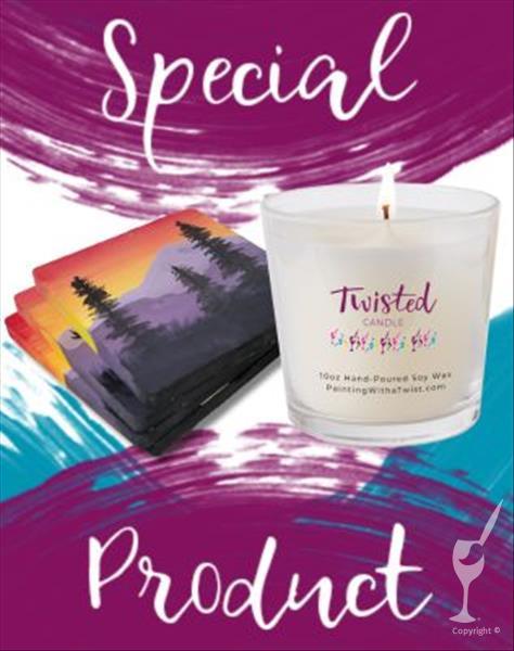 Twisted Tuesday: Candle and Coasters