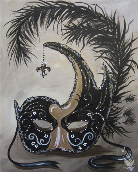 Black and Gold Mask