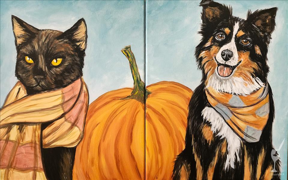 Fall Buddy - Paint your Pet! Add a candle!