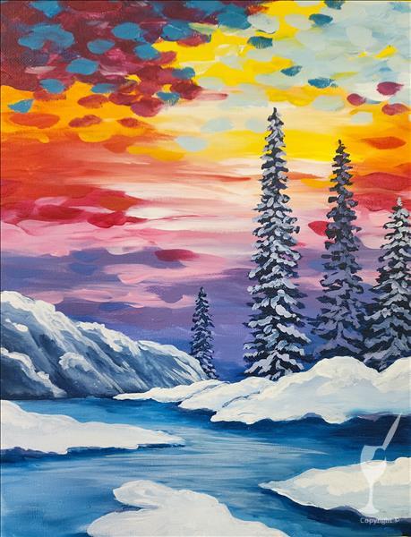 Bright Winter--New Art! Add a Candle!