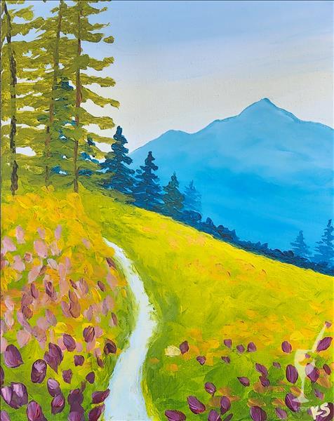 Bright Mountain Path **New Art**Add A Candle**