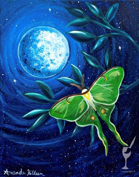 NEW! "Luna Moth"  Adult Class! Ages 18+ Welcome!