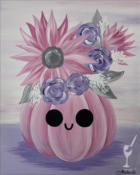 HAPPY HOUR!** Spooky Scary Pumpkin Bouquet