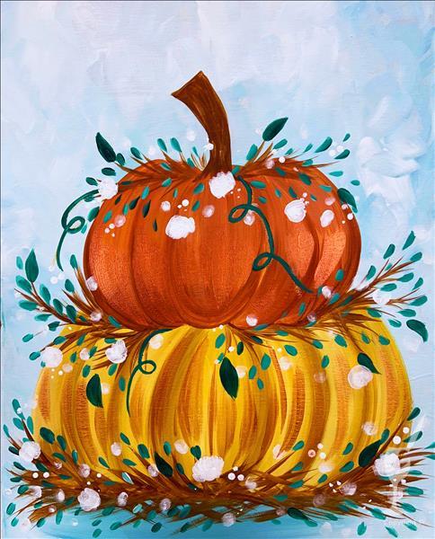 Fall Pumpkins & Cotton