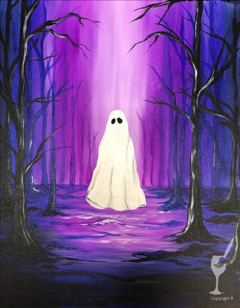 Haunted Ghost Painting, Pick your colors!