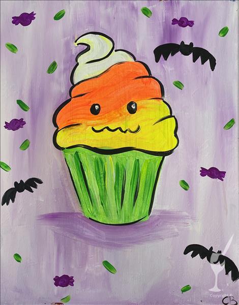 Candy Corn Cupcake -Family Fun!