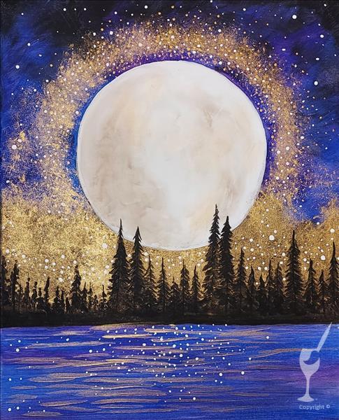 How to Paint NEW! Magical Moon *add candle