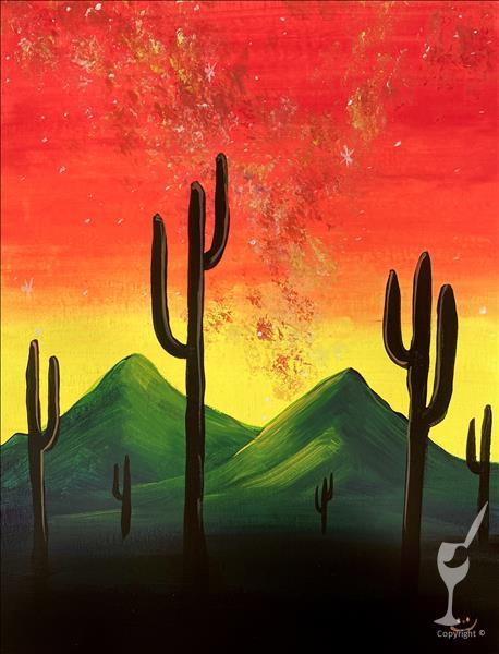 Desert Glow Sunset!  +ADD DIY CANDLE
