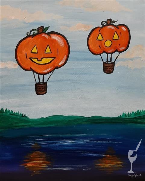 Pumpkin Hot Air Balloons