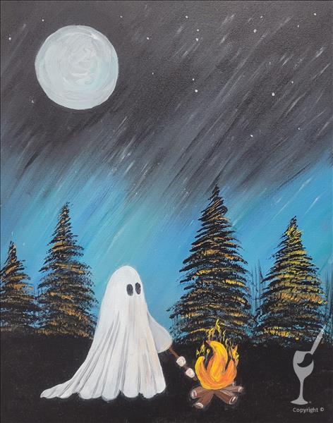 NEW ART- Spooky S'mores - teens welcome too!