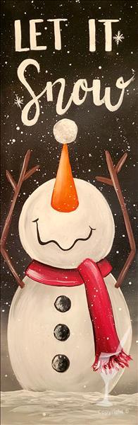 Let it Snow Snowman - PERSONALIZE!!