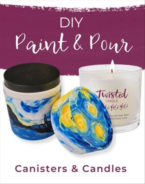 *NEW* PAINT and POUR a CUSTOM CANDLE
