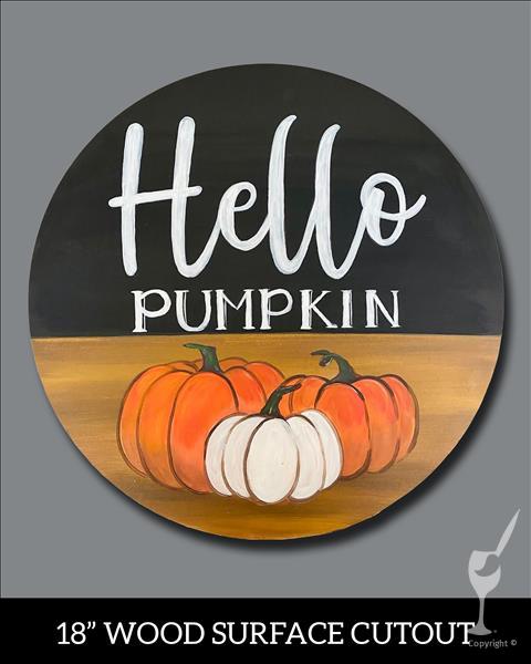 Hello Pumpkin Cutout