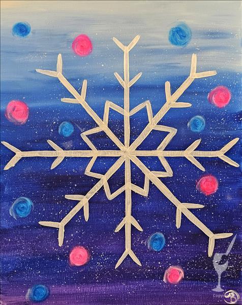 All Ages Class (11x14 Canvas - $27) Frosty Whimsy