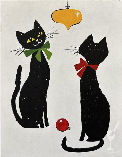 Vintage Christmas Cats