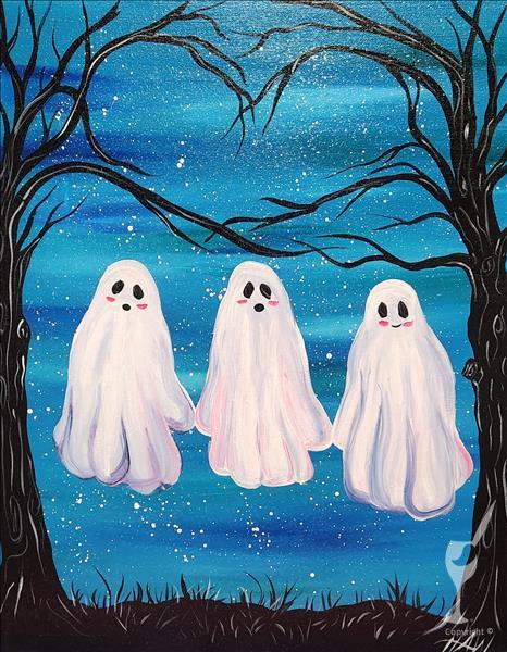3 Spooky Ghost Friends