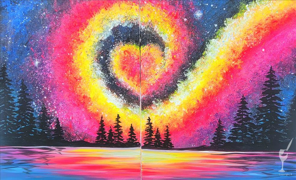 Paint & Candle Bundle - 	Lovers Galaxy - Set (21+)