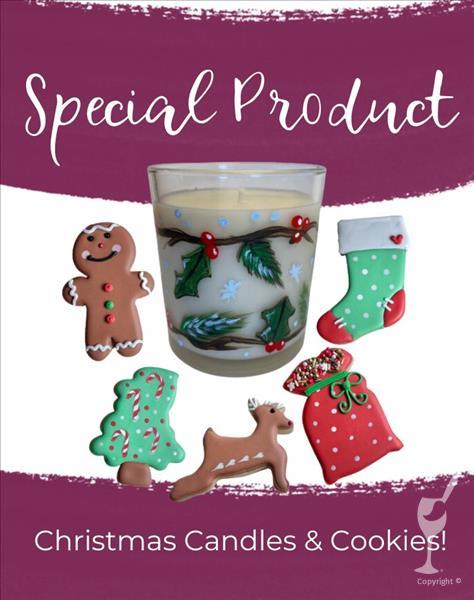 Decorate 5 Cookies + Customize a Candle