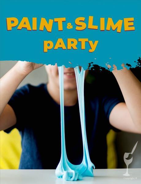 It's a Painting and Slime making pARTy!