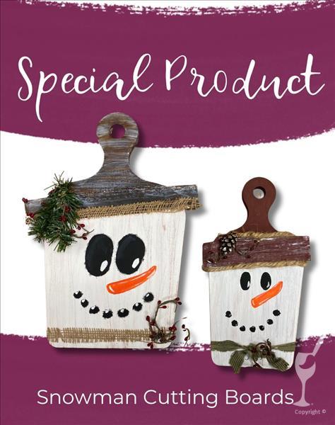 Special Class-Large Snowman Cutting Board