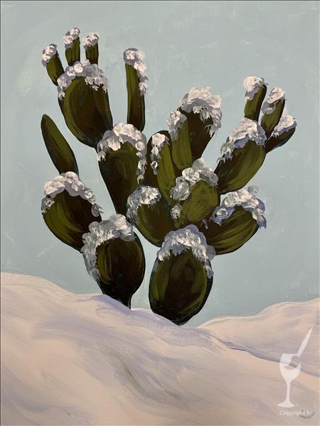 Snow the Prickly Pear