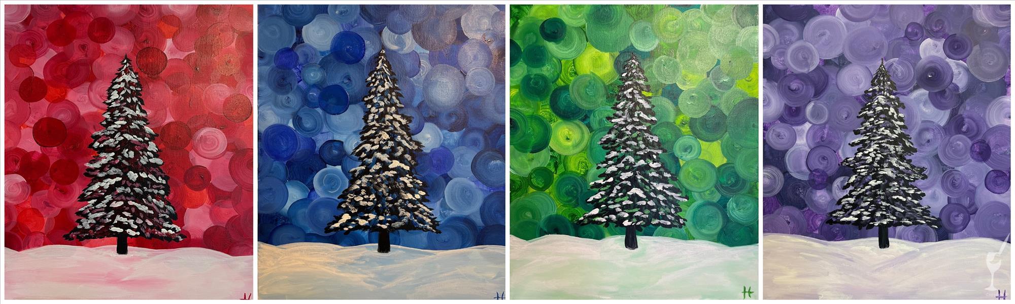 How to Paint Swirly Trees - Set