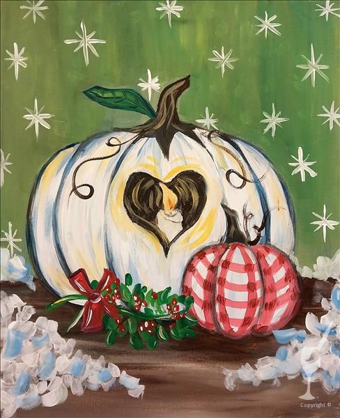 Special ($36) Wintery Pumpkin Love (Add A Candle)