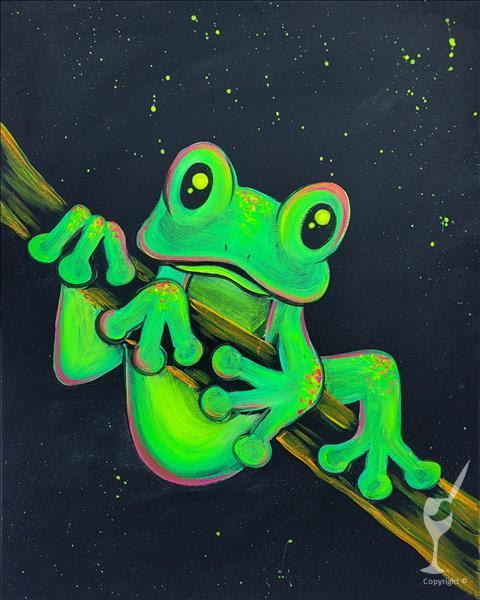 Glowing Tree Frog - Black Light Event