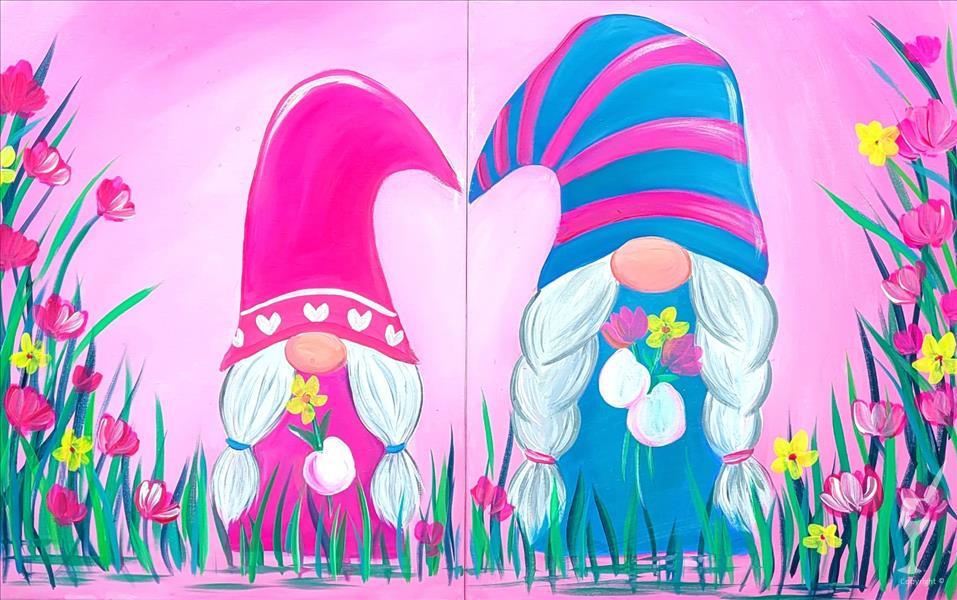 Spring Flower Gnomes - Set or Choose Side