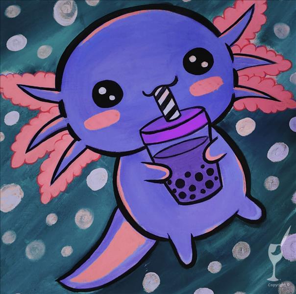 Axolotl Boba: Kids Paint