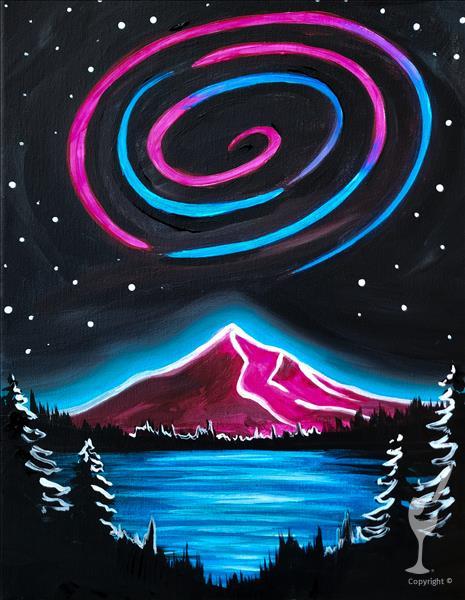 Neon Mountain~Black Light Event~Add DIY Candle