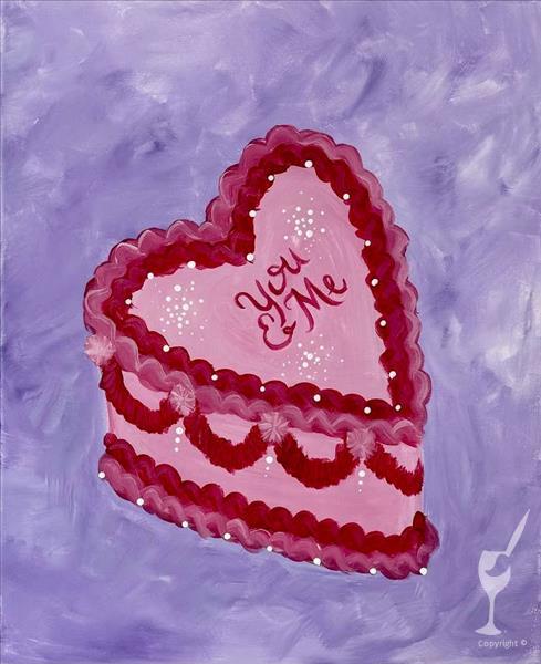 Valentine's Heart Cake